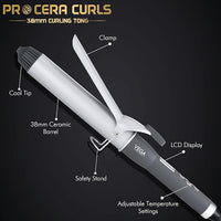 VEGA PROFESSIONAL Pro Cera Curls 38mm Curling Tong