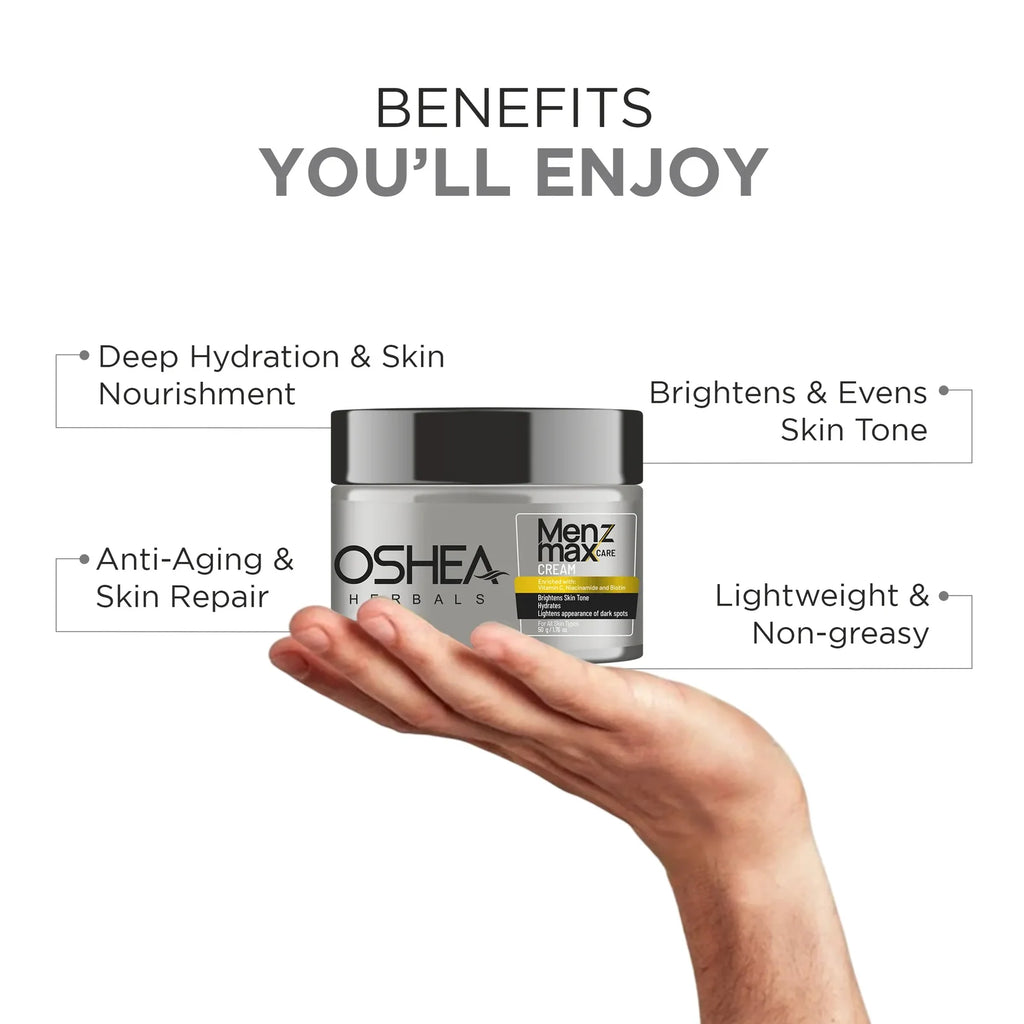 Oshea Herbals Menz Max Care Cream With SPF 25PA+ 50g