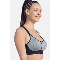 Enamor SB11 High Impact Sports Bra - Padded • Wirefree • Front Zipper