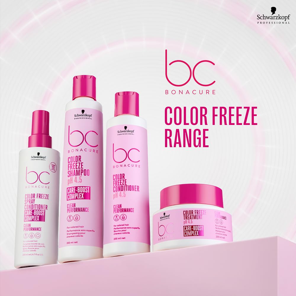 Schwarzkopf Professional Bc Ph4.5 Color Freeze Conditioner, Pink, 200ml