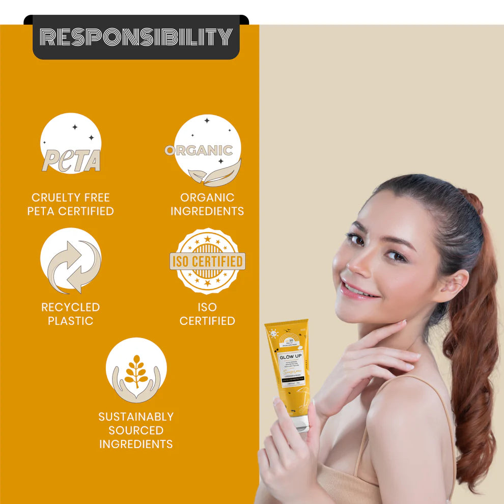 Glow Up SUNSCREEN WITH SPF 30 LAVENDER & PEONY - 70g