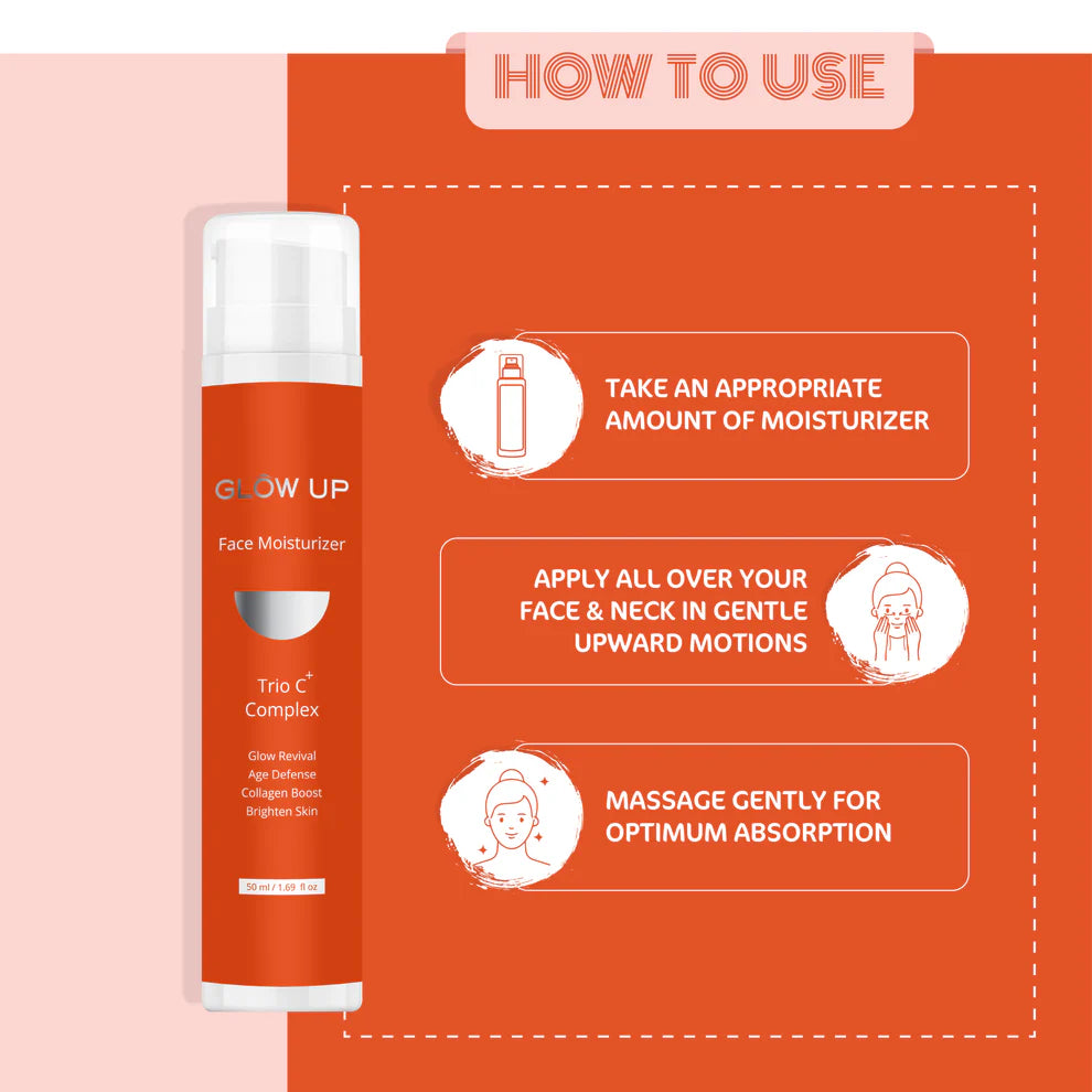 Glow Up TRIO C+ COMPLEX FACE MOISTURISER - 50ml