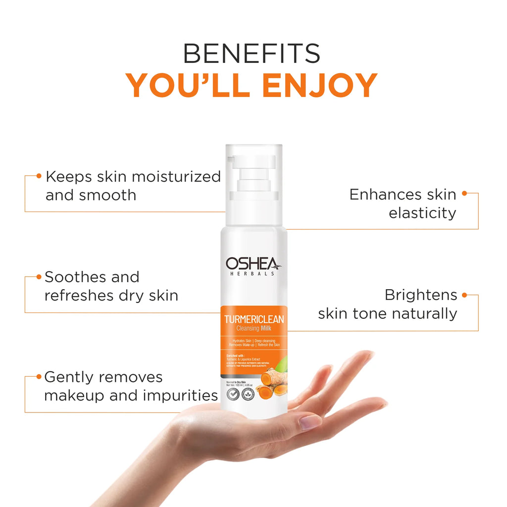 Oshea Herbals Turmericlean Cleansing Milk 120ml
