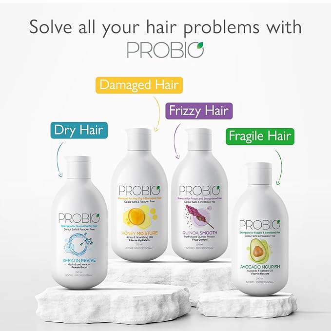 Godrej Professional Honey Moisture Shampoo, For Dry & Damaged Hair - 250ml,