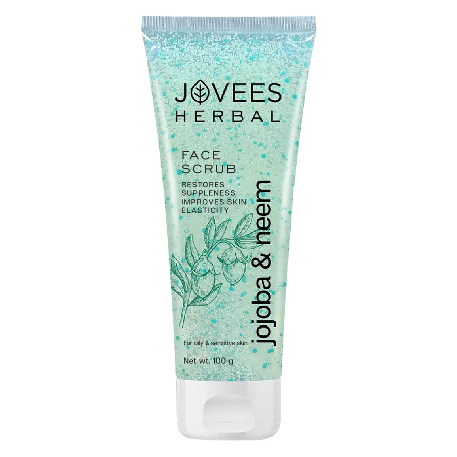 Jovees Jojoba & Neem Face Scrub With Wheatgerm Extract 100g