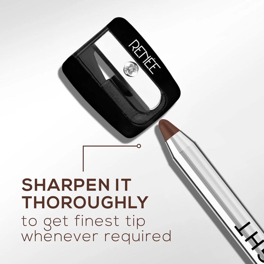 RENEE Midnight Kohl Pencil One-Swipe-Application with rich color Payoff - Smudgeproof and waterproof - Enriched with Vitamin E, Olive Oil and Castor Oil - 1.5 Gm