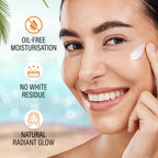 FACES CANADA Water Gel Sunscreen, 50g | SPF 50 PA+++ | Protects From UVA, UVB & Blue-Light Rays | 1% Hyaluronic Acid & Vitamin C | Lightweight | No White Cast | Natural Radiant Glow