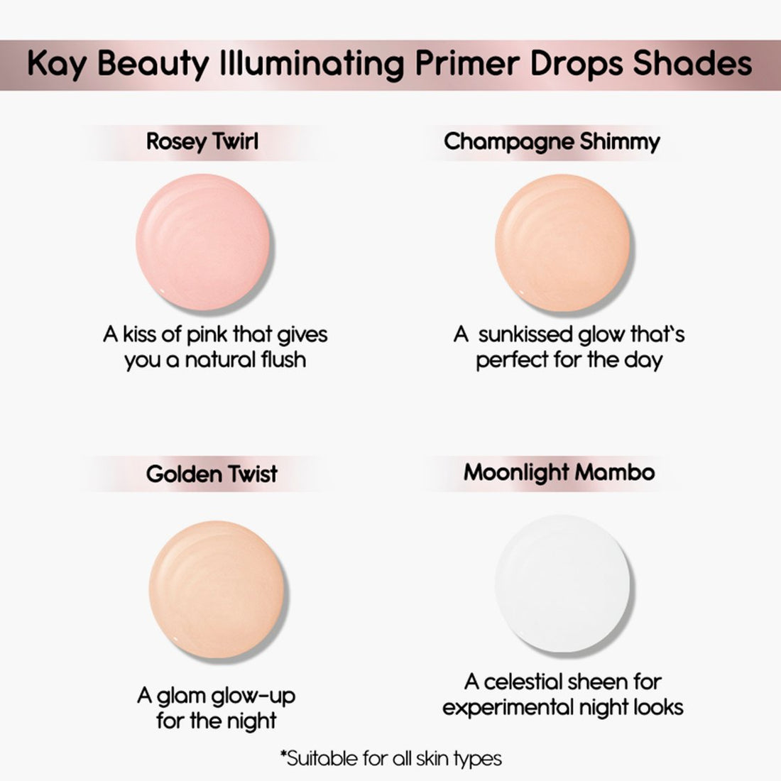 KAY BEAUTY Illuminating Primer Drops Champagne Shimmy 30ml