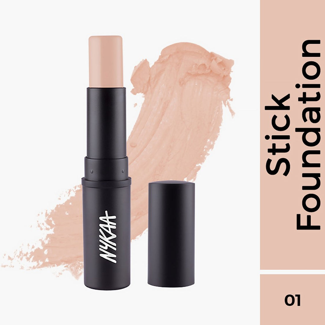 Nykaa SKINgenius Foundation Stick Conceal Contour & Corrector - Creamy Bisque 01