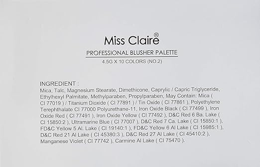 Miss Claire Professional Eyeshadow Palette - 1 (48gm)