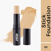 Nykaa SKINgenius Foundation Stick Conceal Contour & Corrector - Natural Buff 02