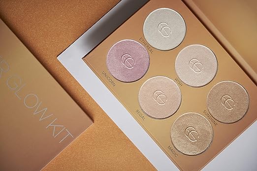 Europe Girl After Glow Highlighter | Powder Palette Shimmer Highlighters | Face Makeup Illuminator | Smooth, Dewy, Versatile & Long Lasting |Shimmer Highlight Powder Suit All Skin Tones 50G