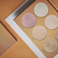 Europe Girl After Glow Highlighter | Powder Palette Shimmer Highlighters | Face Makeup Illuminator | Smooth, Dewy, Versatile & Long Lasting |Shimmer Highlight Powder Suit All Skin Tones 50G