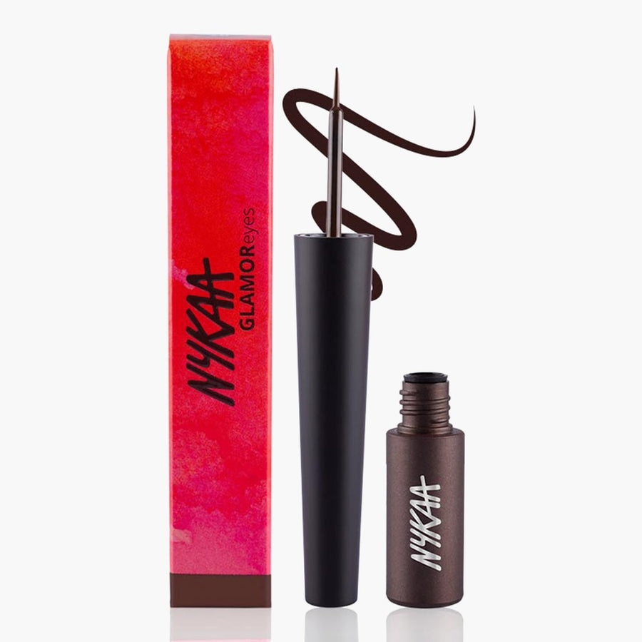 Nykaa GLAMOReyes Coloured Liquid Eyeliner - 04 Mystic Woods (5ml)