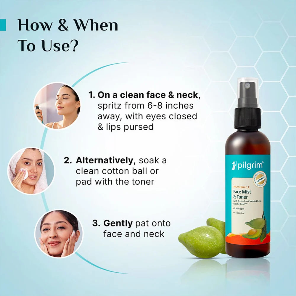 pilgrim 1% Vitamin C Toner 100ml