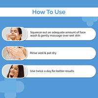 The Derma Co Sali-Cinamide Anti-Acne Face Wash I With 2% Salicylic Acid & 2% Niacinamide I Treats Active Acne & Fades Acne Marks I For Oily & Combination Skin I Power of 2 Actives - 80ml