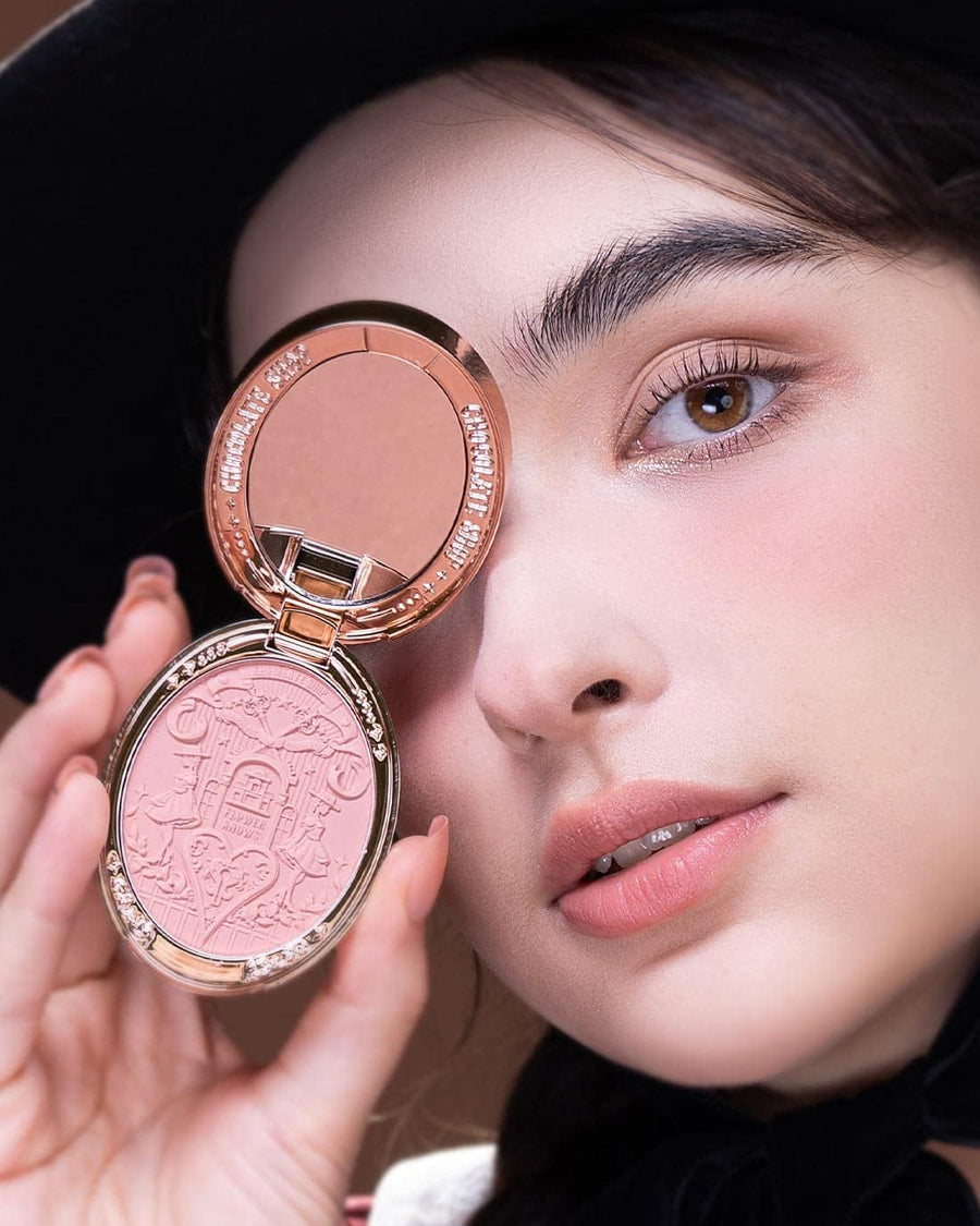 Flower Knows Chocolate Wonder Shop Embossed Blush