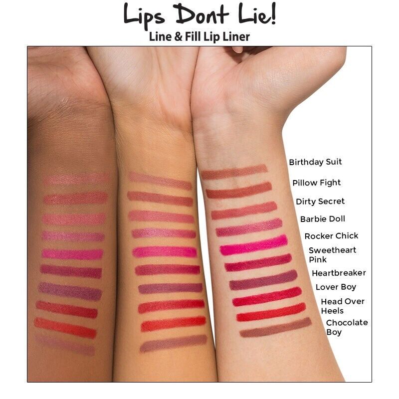 Nykaa Lips Don't Lie! Waterproof Line & Fill Lip Liner - Dirty Secret 03 (1.14g)