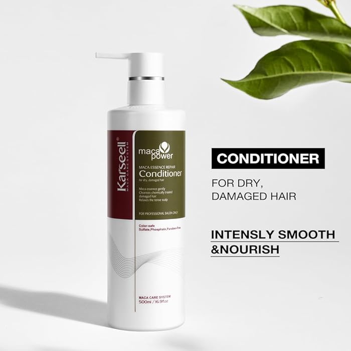 Karseell Maca Power Conditioner Smooth Glossy for Dry and Damaged Hair 500ml