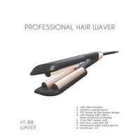 HECTOR Hair Waver, Corded Electric, Smoothening, Black HT-HW 88