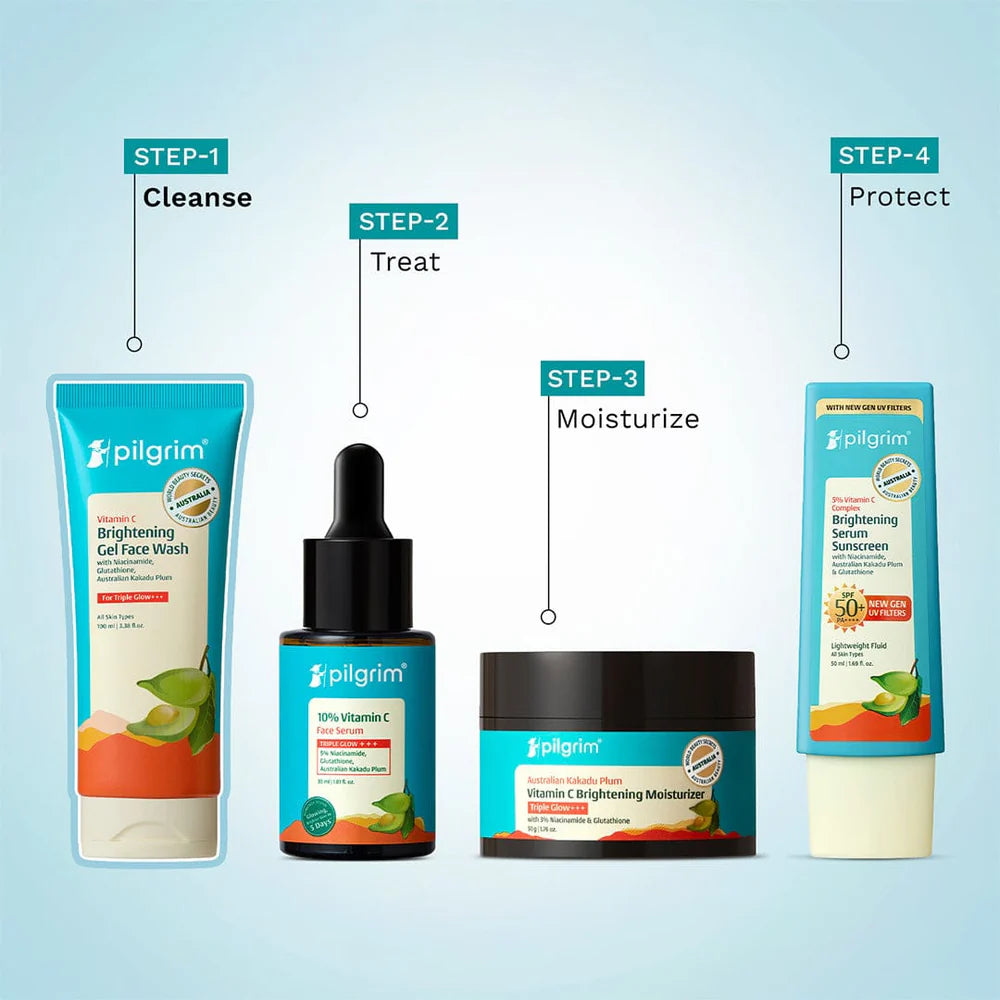 pilgrim Vitamin C Brightening Gel Face Wash 100ml