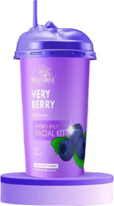 Velvetree Hydro Jelly Facial Kit Very Berry with Berries Anti Aging