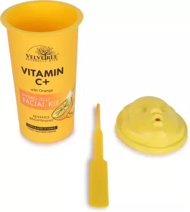 Velvetree Hydro Jelly Facial Kit Vitamion C+ with orange Advance Brightening