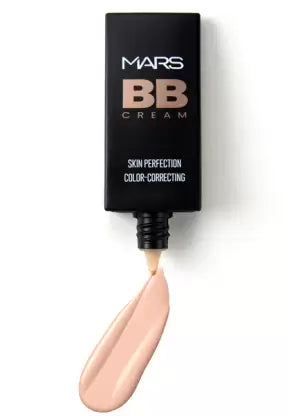 MARS BB Cream Skin Perfection Long Lasting Color -Correcting Foundation  (Biscuit, 30 ml)