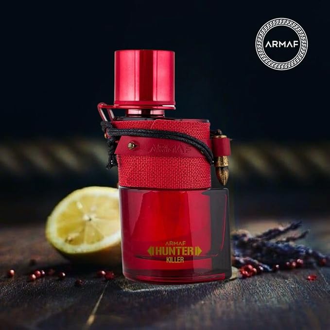 Armaf Hunter Killer Red Eau De Parfum For Men 100ML, Fragrance For Long Lasting Freshness, Everyday Use, Best For Gifting Purpose