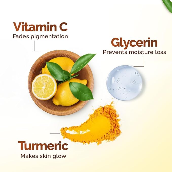 Mamaearth Vitamin C Daily Glow Light Moisturizing Cream with Vitamin C & Turmeric For Face, Hand & Body | 24H Moisturization | Quick Absorbing, Non-Greasy | Soft Moisturizer 200g