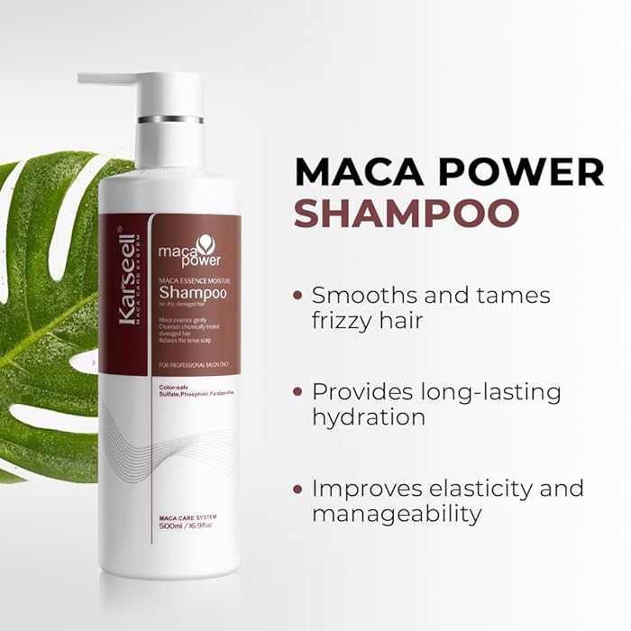 Karseell Maca Power Shampoo for Dry and Damaged Hair 500ml