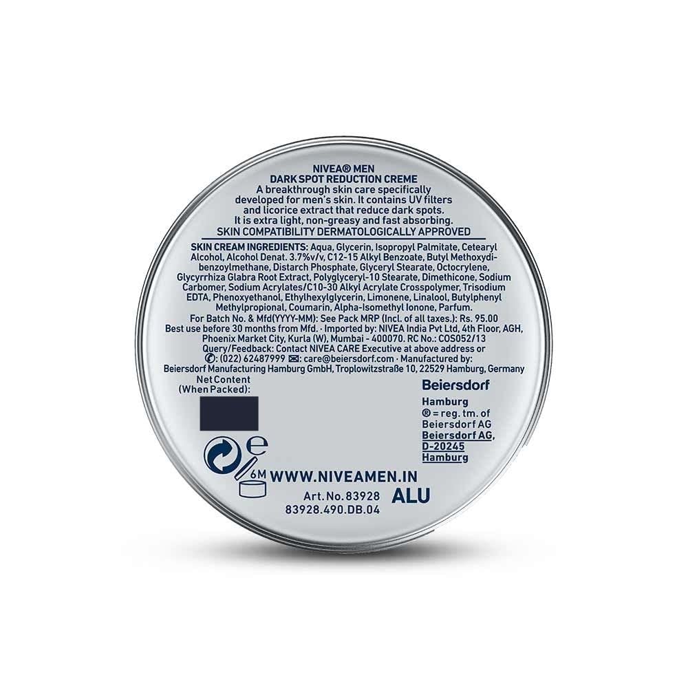 Nivea Men Dark Spot Reduction Cream 150ml