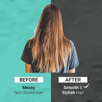 Hector Professional Hair Straightening Brush, The Speed Styler for Smooth Styling with Adjustable Temperature Control