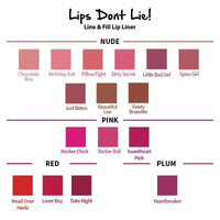 Nykaa Lips Don't Lie! Waterproof Line & Fill Lip Liner - Dirty Secret 03 (1.14g)