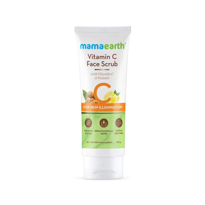 Mamaearth Vitamin C Face Scrub 100 Gms