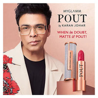 MyGlamm POUT by Karan Johar Intense Matte Plumping Lipstick -4g