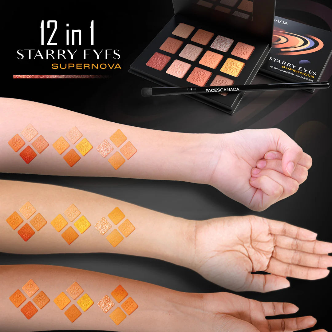 Faces Canada Starry Eyes Eye Shadow Palette 16g