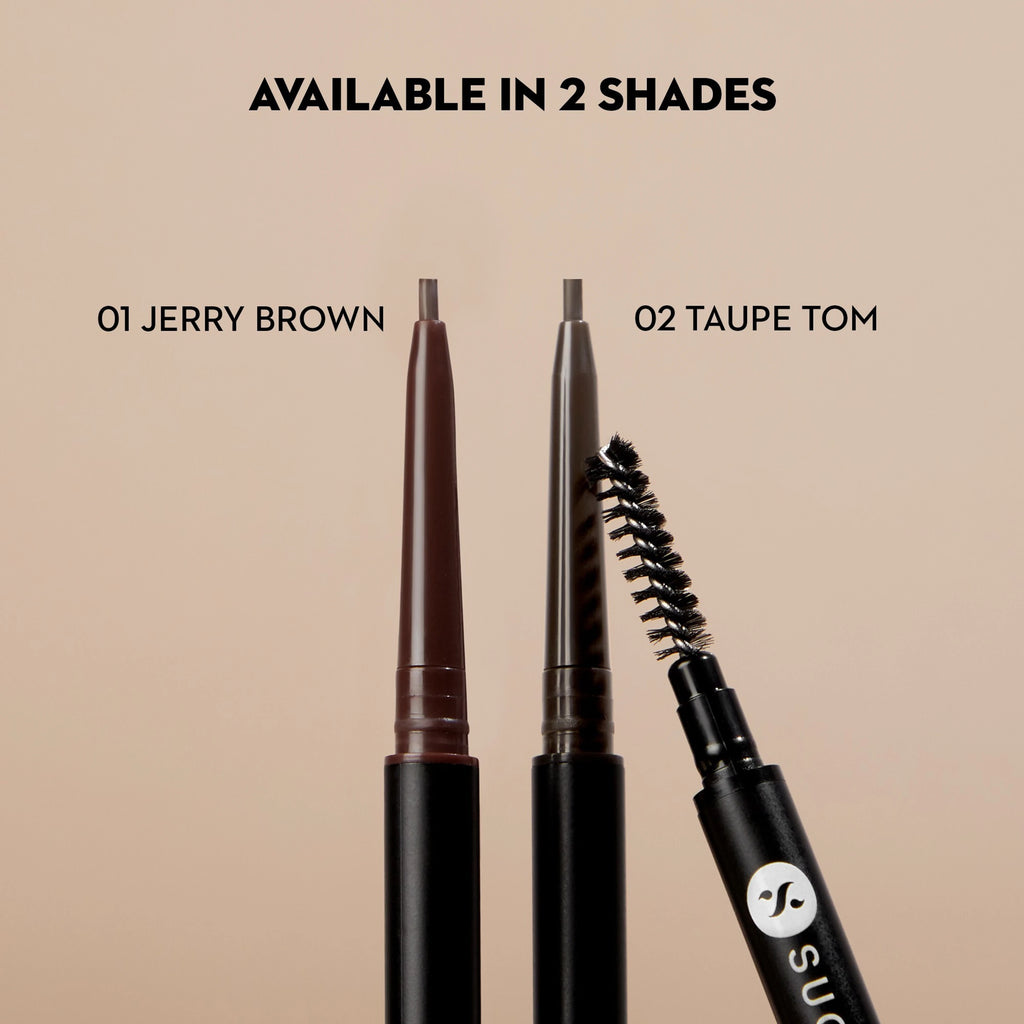 SUGAR Cosmetics Arch Arrival Micro Brow Pencil | 0.09 gm (01 Jerry Brown)