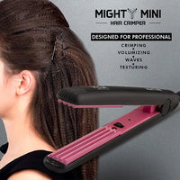 Vega Professional Mighty Mini Hair Crimper Black-Pink