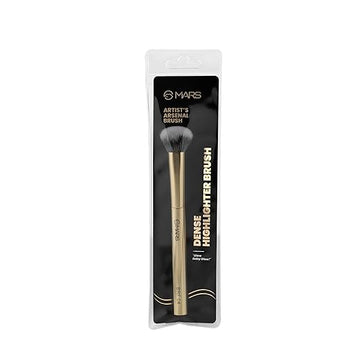 MARS Artist's Arsenal Professional Dense Highlighter Brush For Face | Precise Synthetic Bristles | Feather Soft Touch | Professional Makeup Brush BRF-04