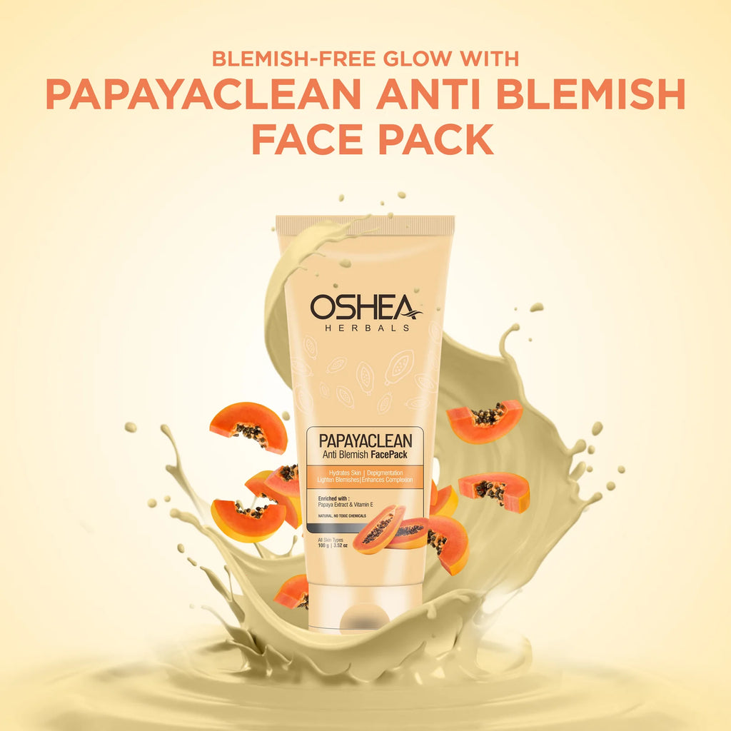 Oshea Herbals Papayaclean Anti Blemish Face pack 100g