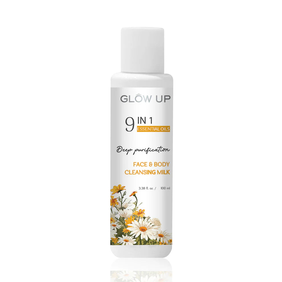 Glow Up 9 IN 1 ESSENTIAL OILS FACE & BODY CLEANSING MILK - 100ml