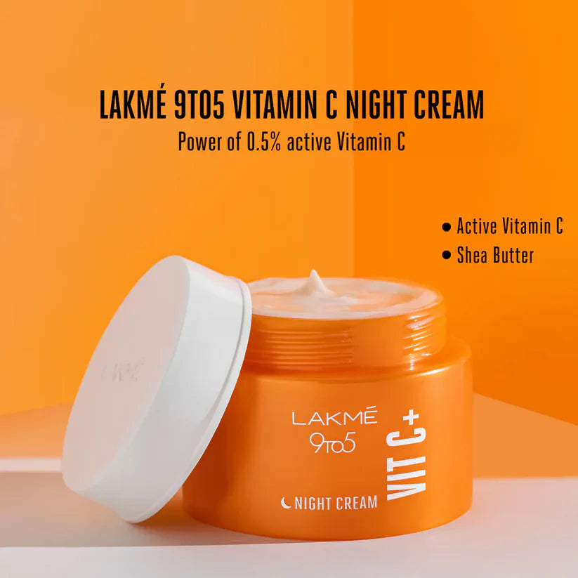 Lakmē 9 To 5 Vitamin C+ Night Cream 50g
