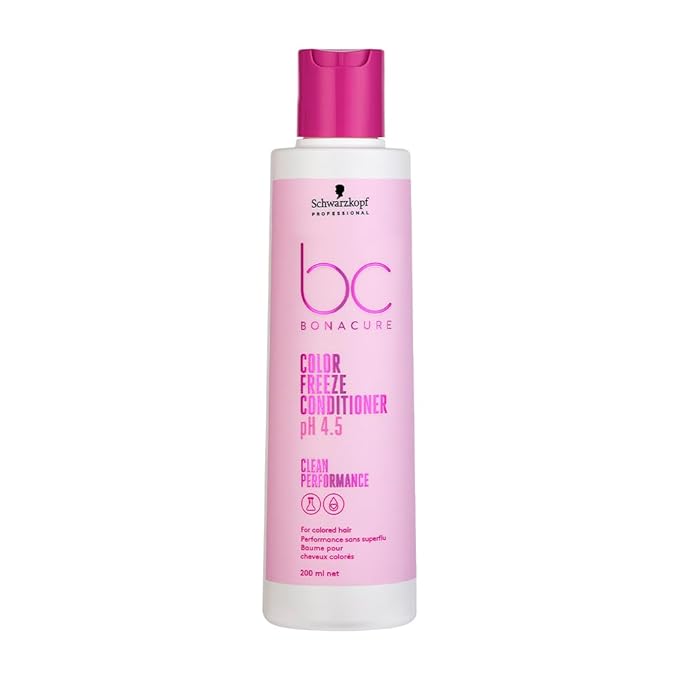 Schwarzkopf Professional Bc Ph4.5 Color Freeze Conditioner, Pink, 200ml