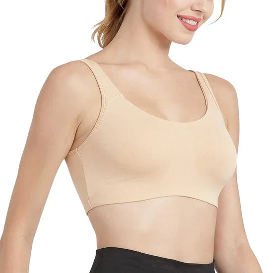 Enamor SB06 Low Impact Cotton Sports Bra Non-Padded • Wirefree