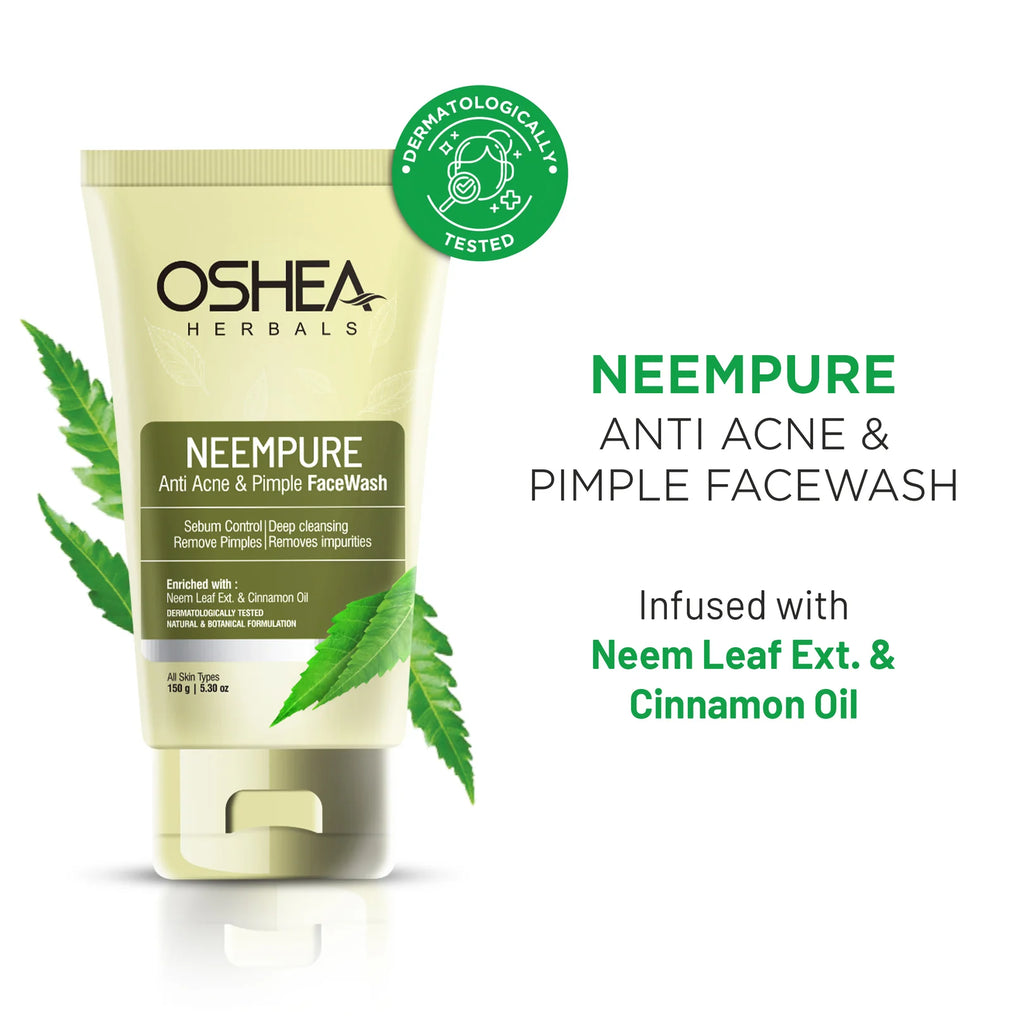 Oshea Herbals Neem Pure Anti Acne & Pimple Facewash 150g
