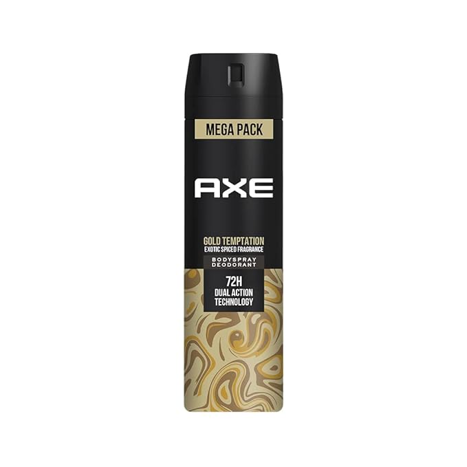Axe Gold Temptation Long Lasting Deodorant Bodyspray for Men 215ml