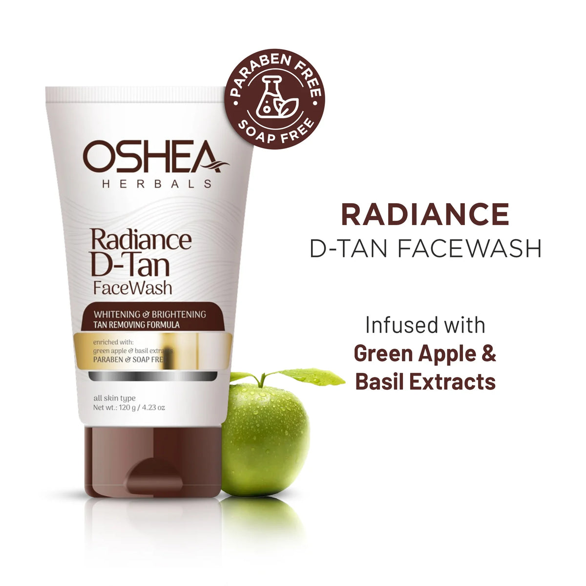 Oshea Herbals Radiance D-Tan Facewash 120g