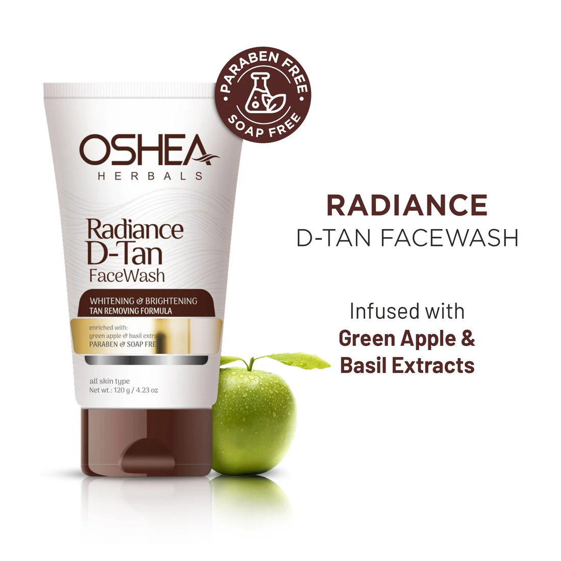 Oshea Herbals Radiance D-Tan Facewash 120g