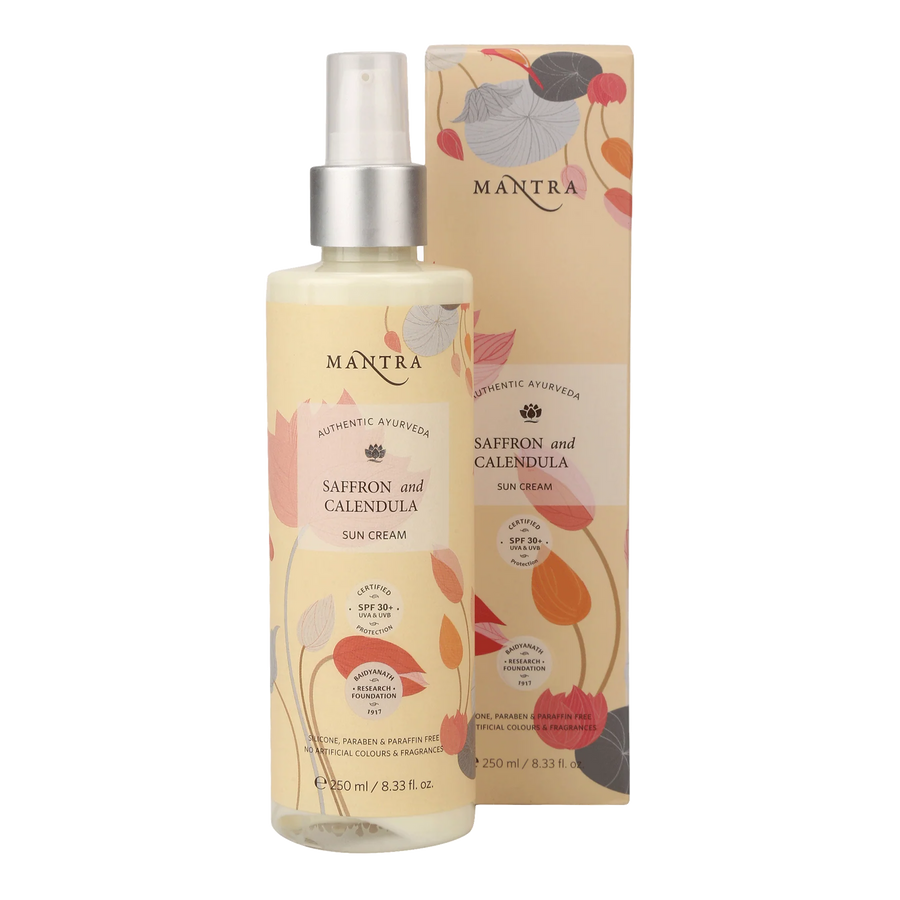 Mantra saffron and calendula sun cream 250ml